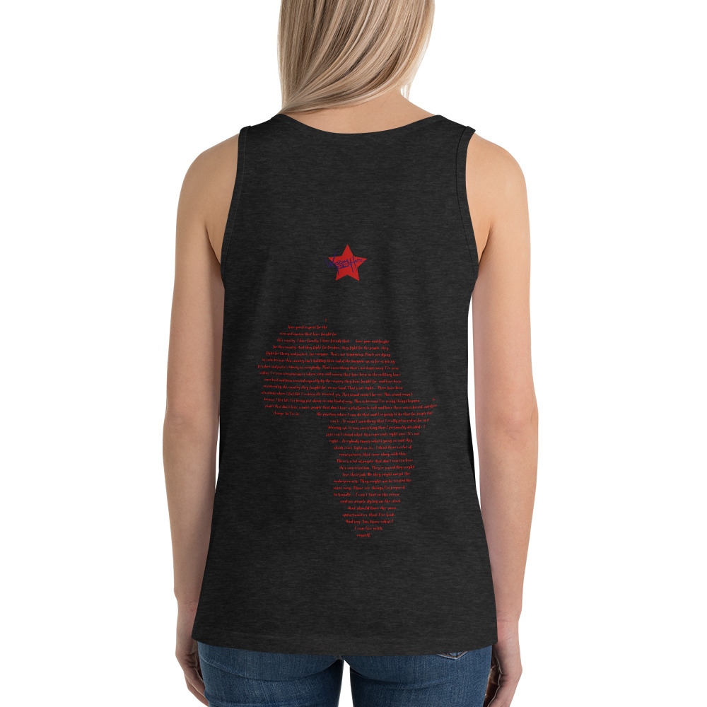 mockup-a8ea09fd.jpg Stand with Kaep Tank Top_charcoal back